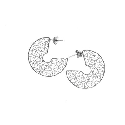 hoop lemniscate earrings