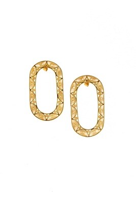 catenaria earrings in gold