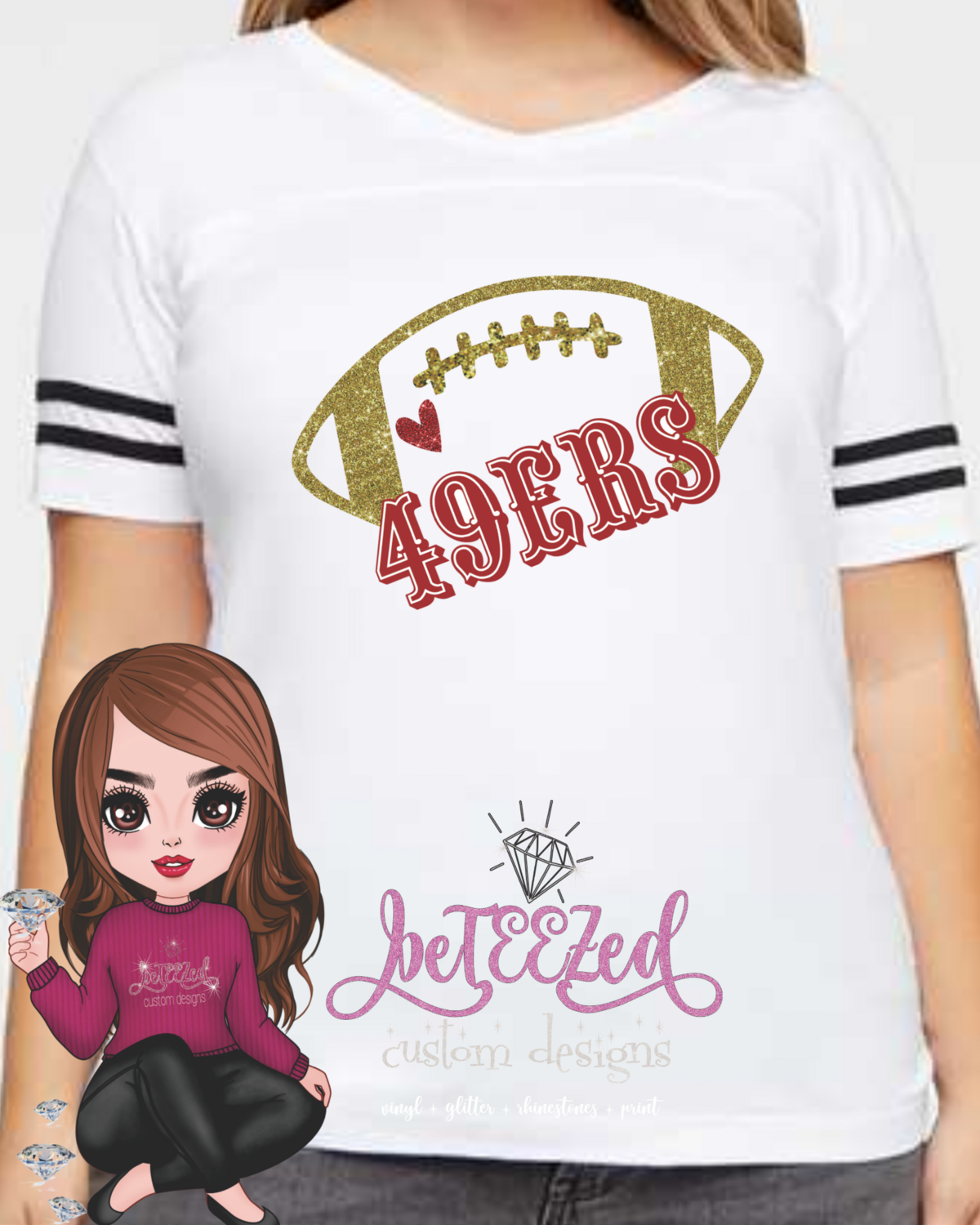  Football Designs -Customized w/your team