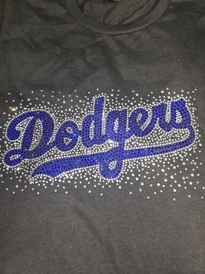 DODGERS SCATTER BLING
