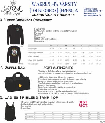 FOLKLORICO HERENCIA STUDENT BUNDLES