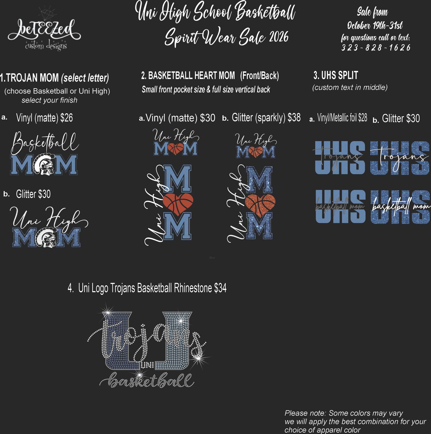 UNI HIGH BASKETBALL Spiritwear