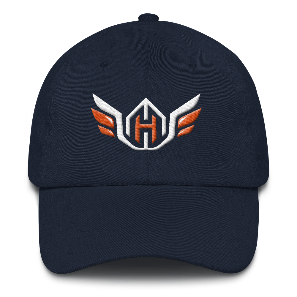 Huck Da Manager Dad hat (Orange and White Logo