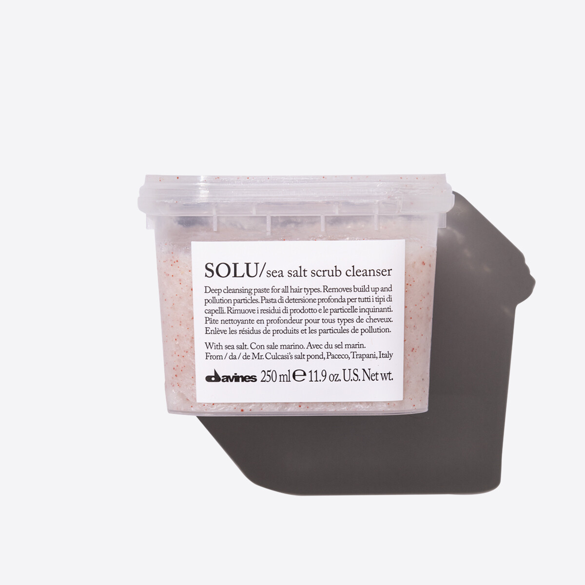 Davines SOLU Sea Salt Scrub Cleanser 250 ml