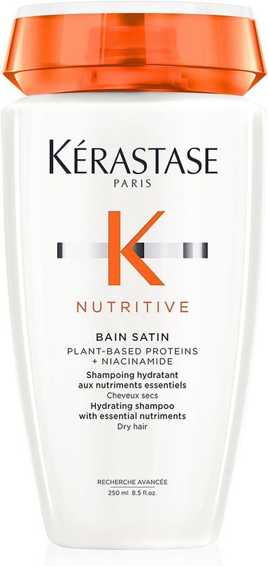 Kérastase Bain Satin Nutritive 250ml | Shampoo Hidratante para Cabello Seco
