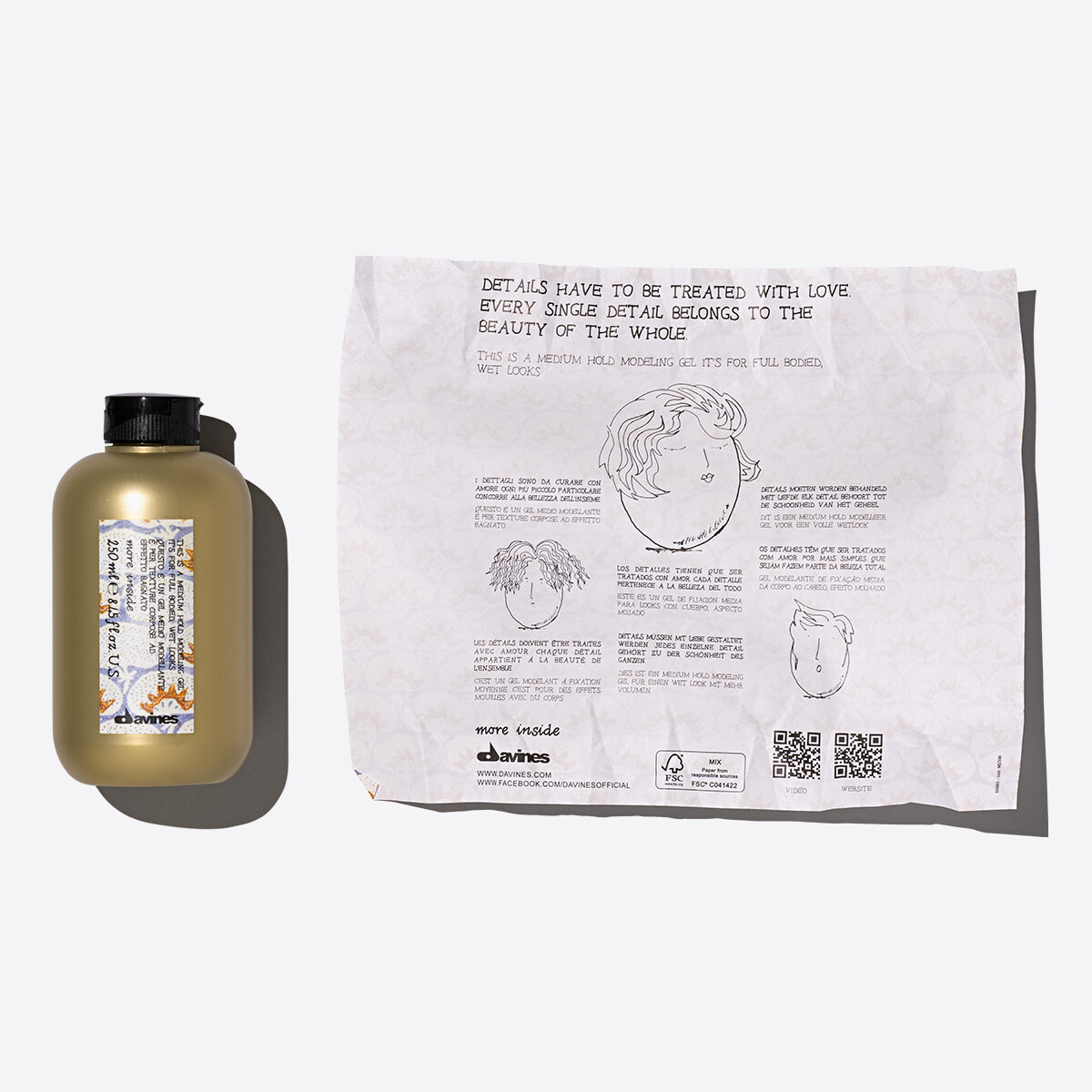 Davines This is a Medium Hold Modeling Gel 250 ml | Fijación Media