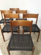 Danish dining chairs set of 6