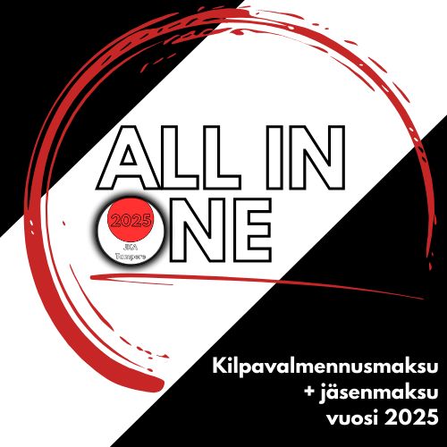 Kilpavalmennusmaksu + jäsenmaksu 2025