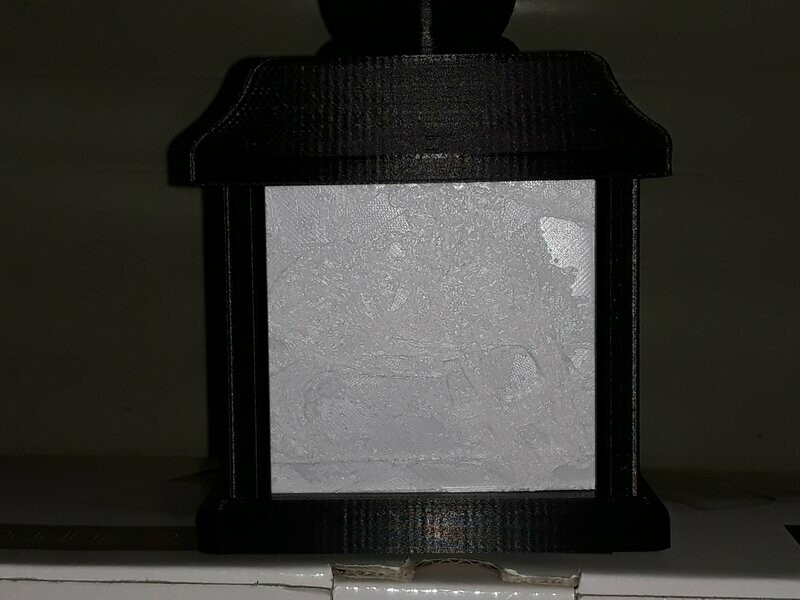 Lanterne  lithophanie en 3D