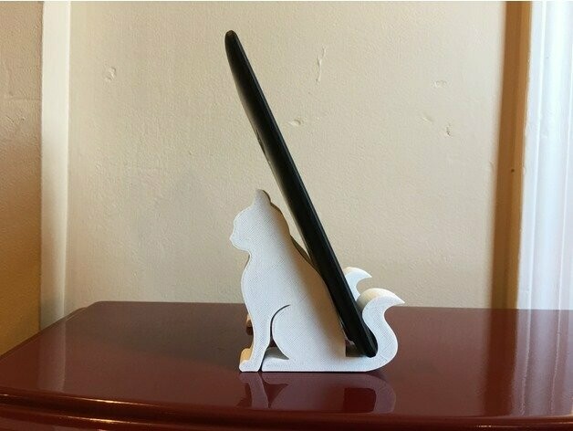 Porte téléphone chat