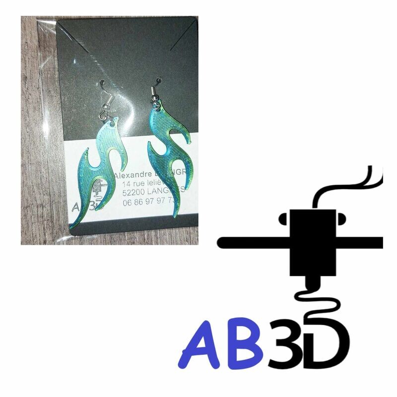 BOUCLE d'OREILLE TRIBAL 1
