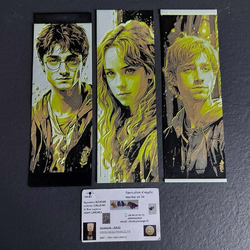MARQUE PAGE HARRY POTTER