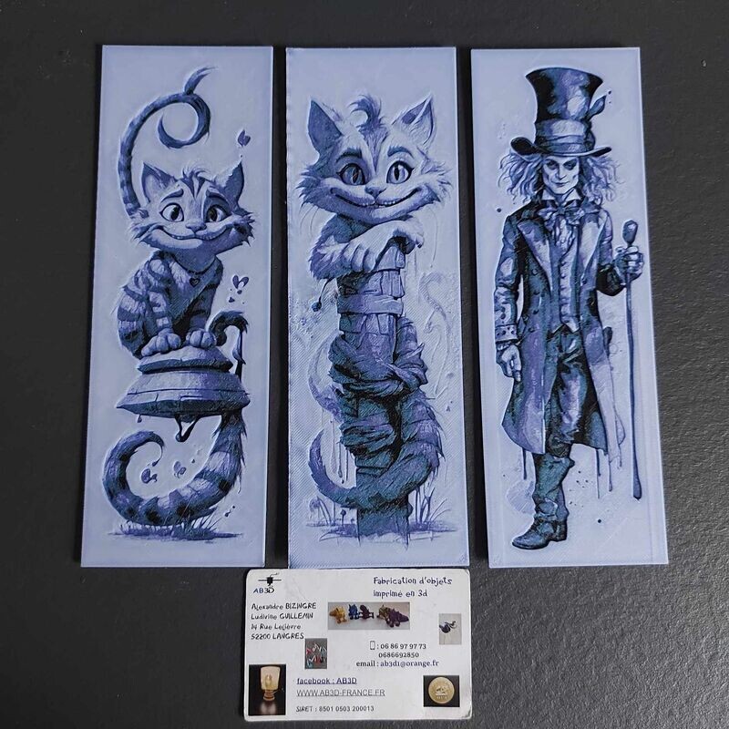 MARQUE PAGE CHAPELIER CHAT