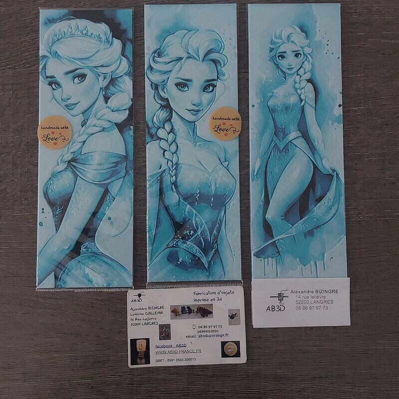 MARQUE PAGE FROZEN