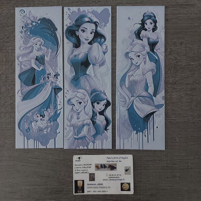MARQUE PAGE PRINCESSE