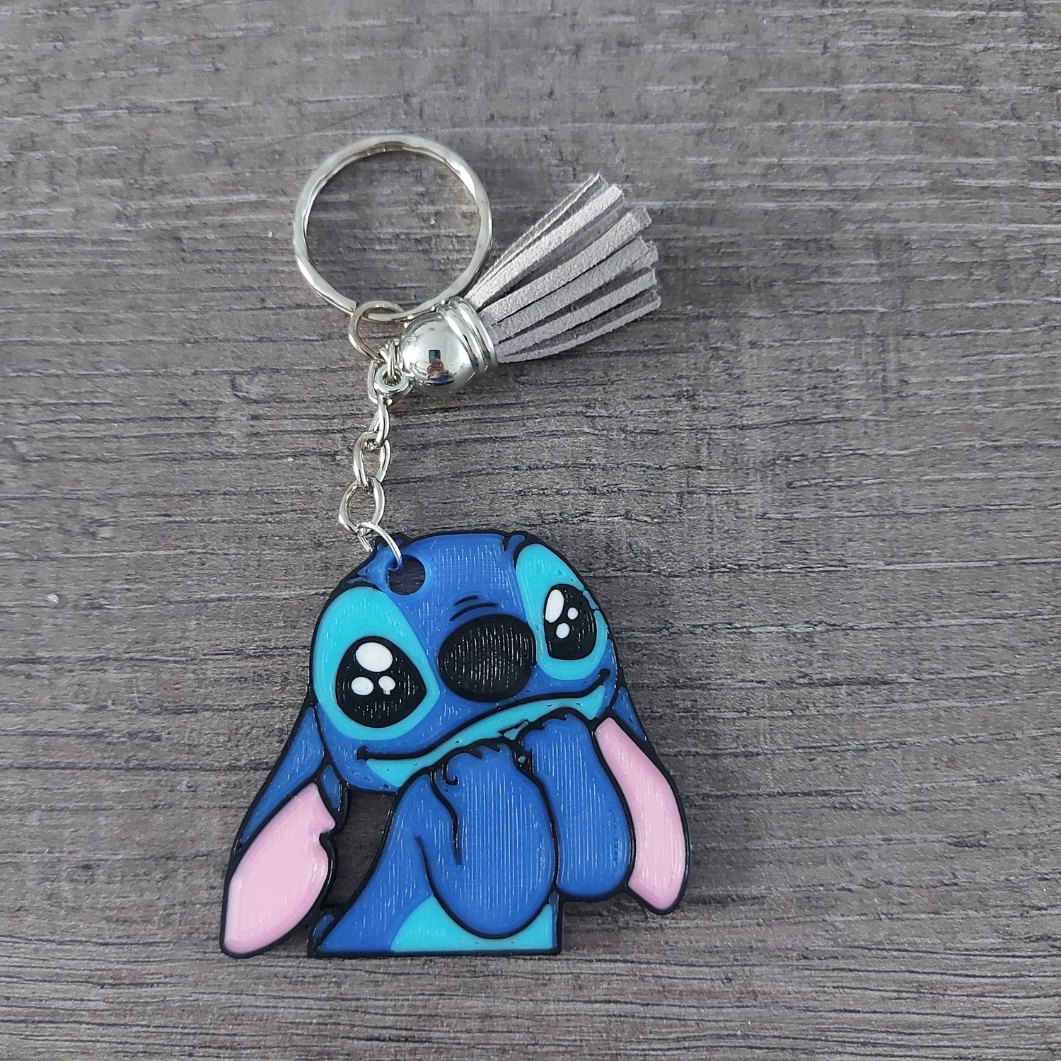 Porte clés stitch double face