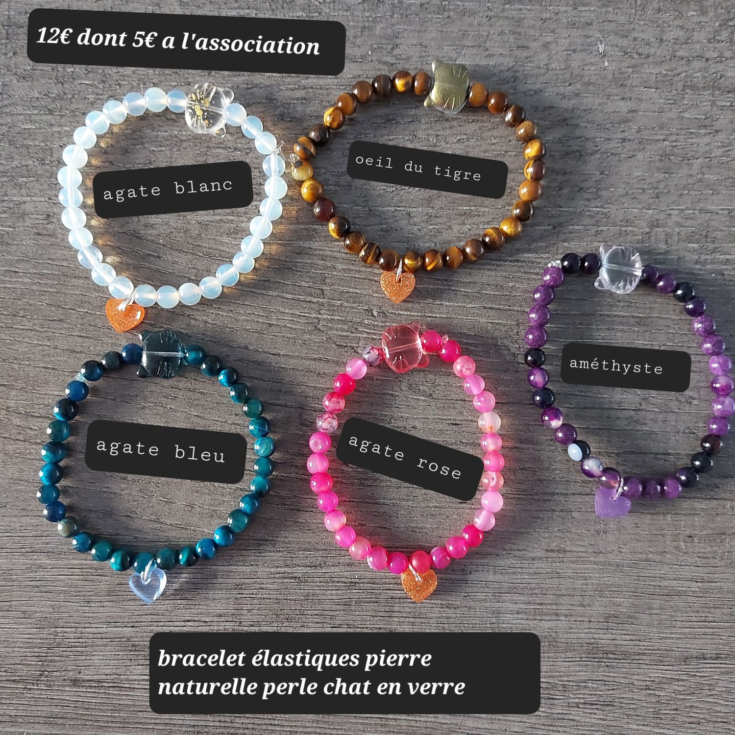 Bracelet PIERRE HANDI'CATS