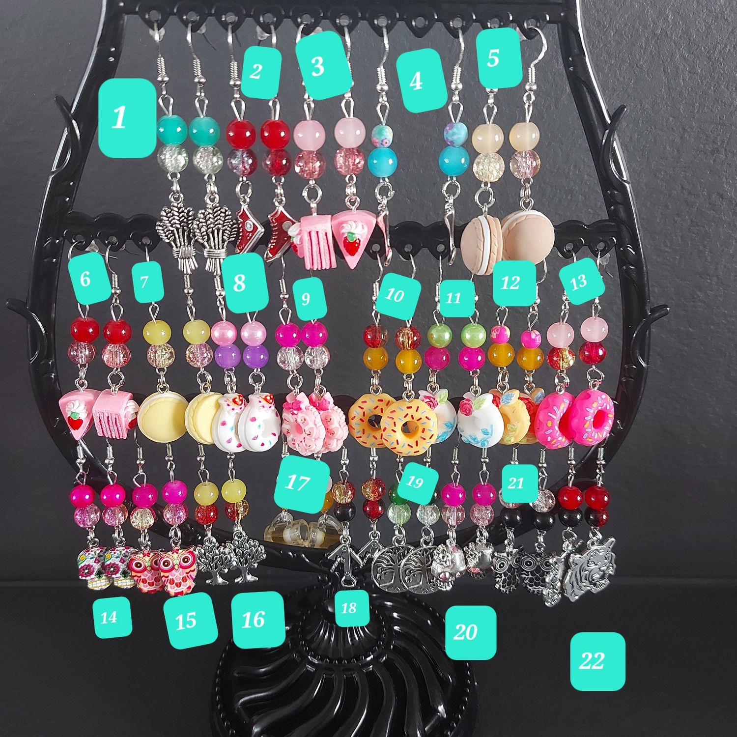 BOUCLE D'OREILLE argent  ASSOCIATION HANDI'CATS 