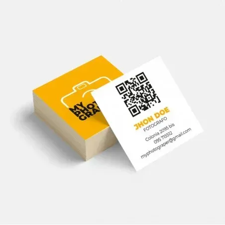 Tarjetas de visita cuadradas