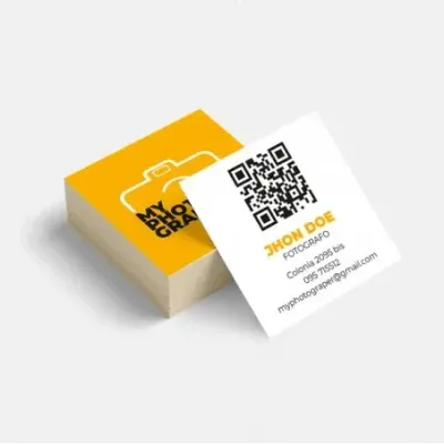 Tarjetas de visita cuadradas