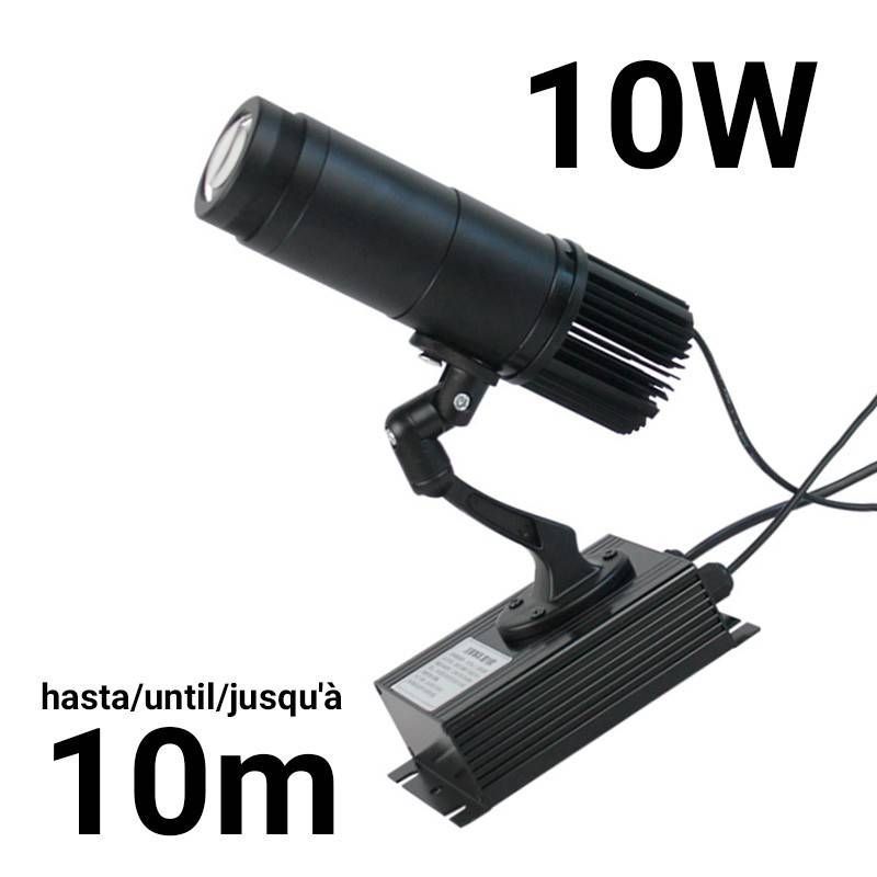 Proyector de logos LED GOBO 10W fijo interior - Óptica 20° - IP20