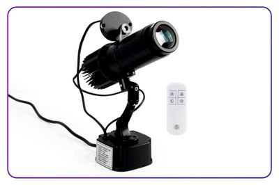 Proyector de logos LED GOBO 15W rotativo interior - Óptica 20° - IP20 Proyector de logos LED GOBO 15W rotativo interior - Óptica 20° - IP20