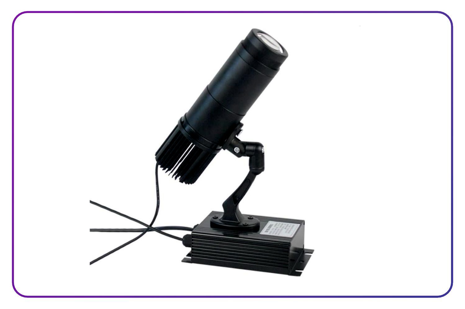 Proyector de logos LED GOBO 10W FIJO  interior - Óptica 20° - IP20 Proyector de logos LED GOBO 10W FIJO  interior - Óptica 20° - IP20