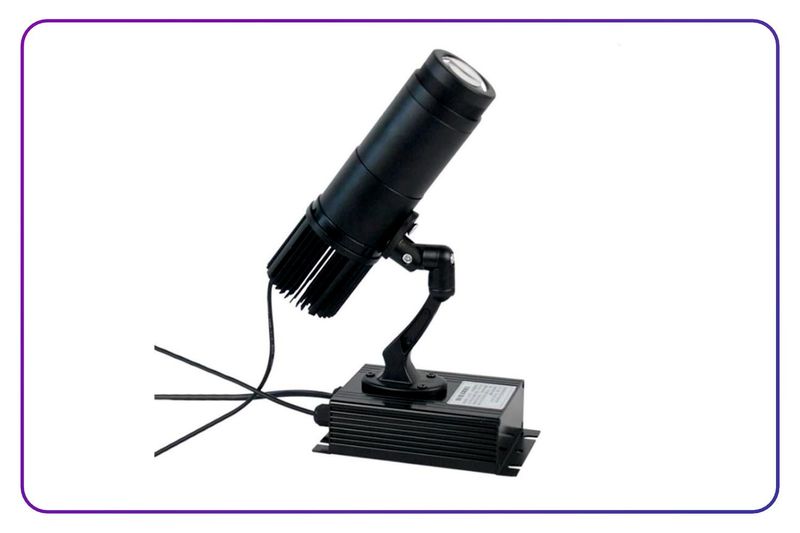 Proyector de logos LED GOBO 10W FIJO  interior - Óptica 20° - IP20