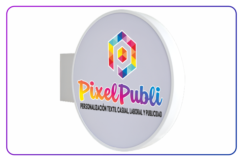 Banderola Luminosa LED Redonda - 1 ud.