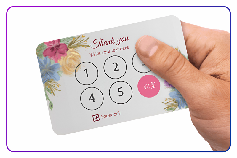 Tarjetas de fidelidad -  Caja con 1000 ud.