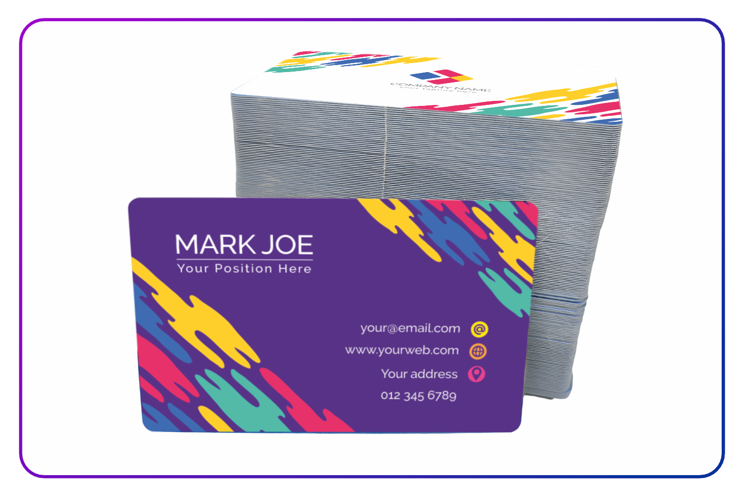 Tarjetas de Visita -  Caja con 1000 ud.