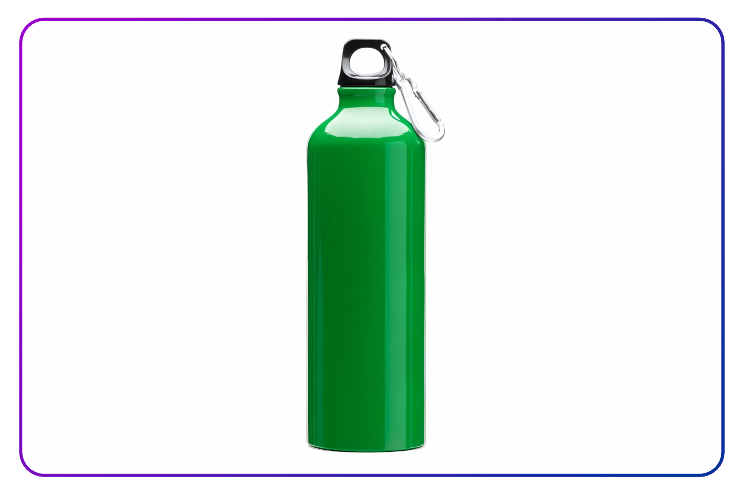 Bidón de aluminio, 800 ml.