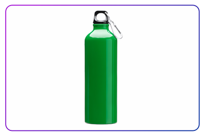 Bidón de aluminio, 800 ml. Bidón de aluminio, 800 ml.