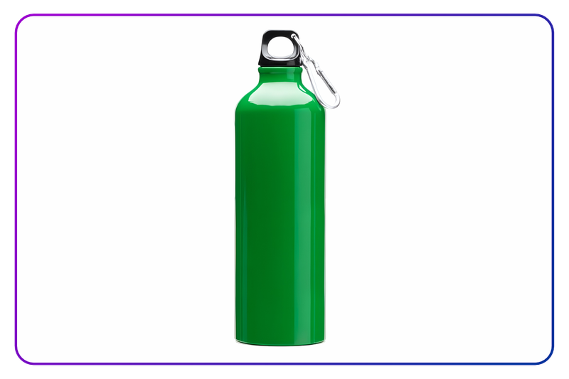 Bidón de aluminio, 800 ml.