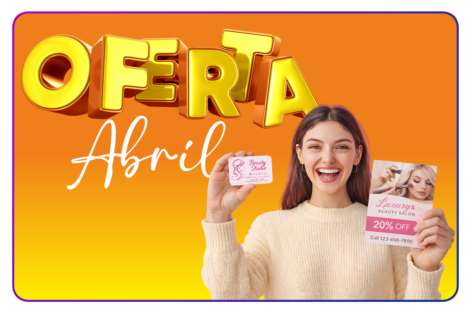 Oferta 5000 Flyers + 2000 Tarjetas