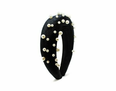 CLARISSA HEADBAND (more colours), Colours: Black