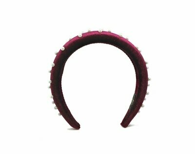 HENRIETTA HEADBAND (more colours), Colours: Red