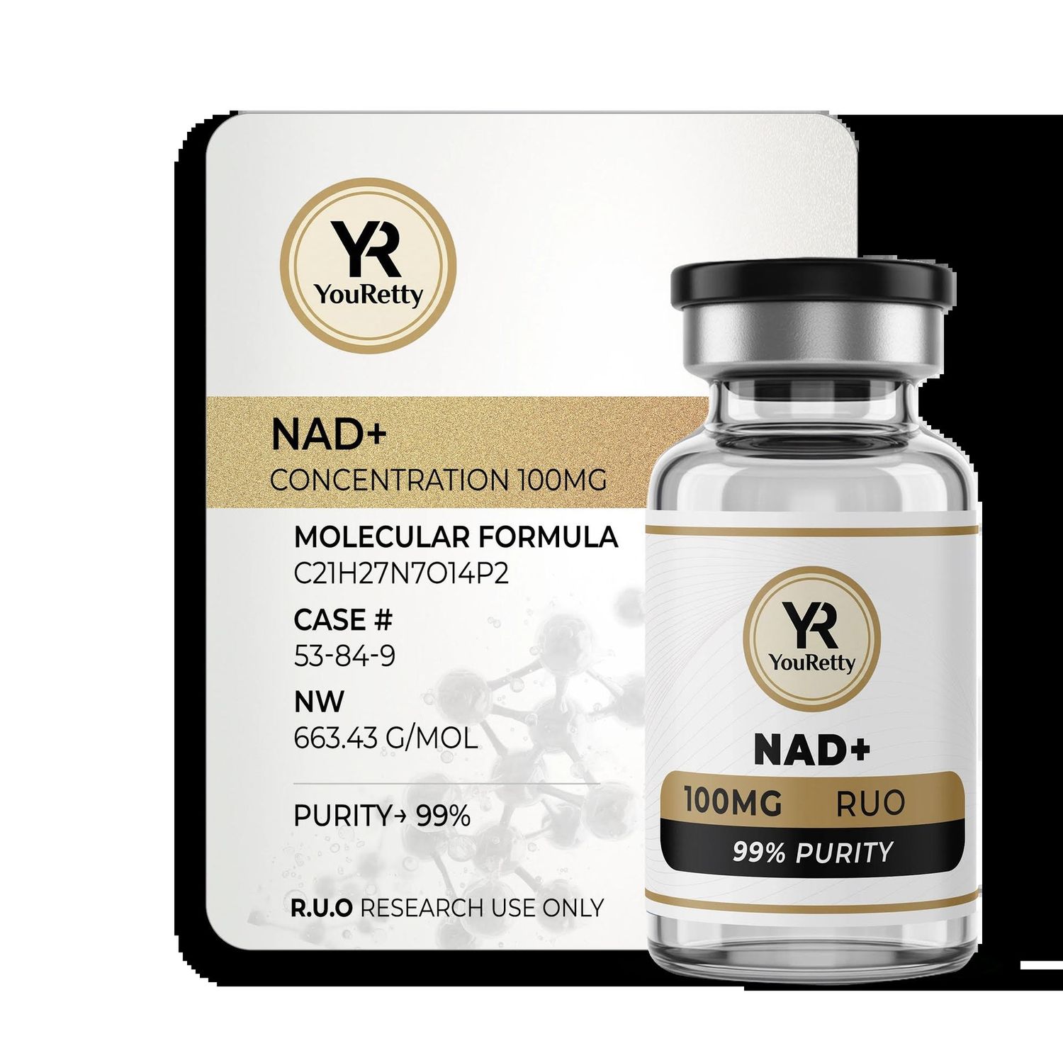 NAD⁺ (Nicotinamide Adenine Dinucleotide) – Research Use Only (RUO)