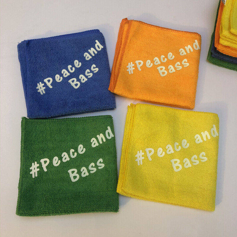 #Peace And Bass Float Towel