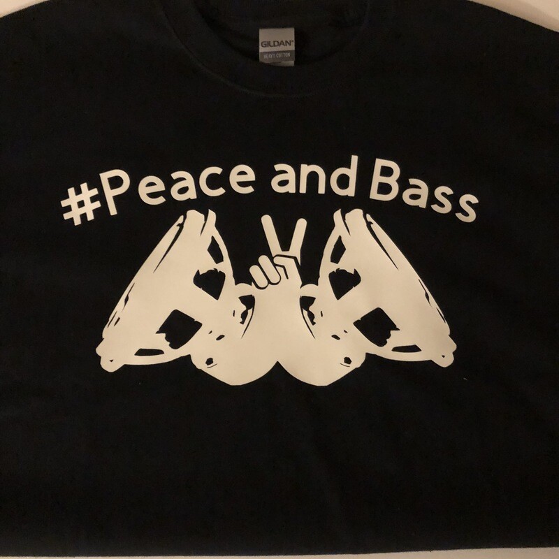 Peace and Bass Logo Black 