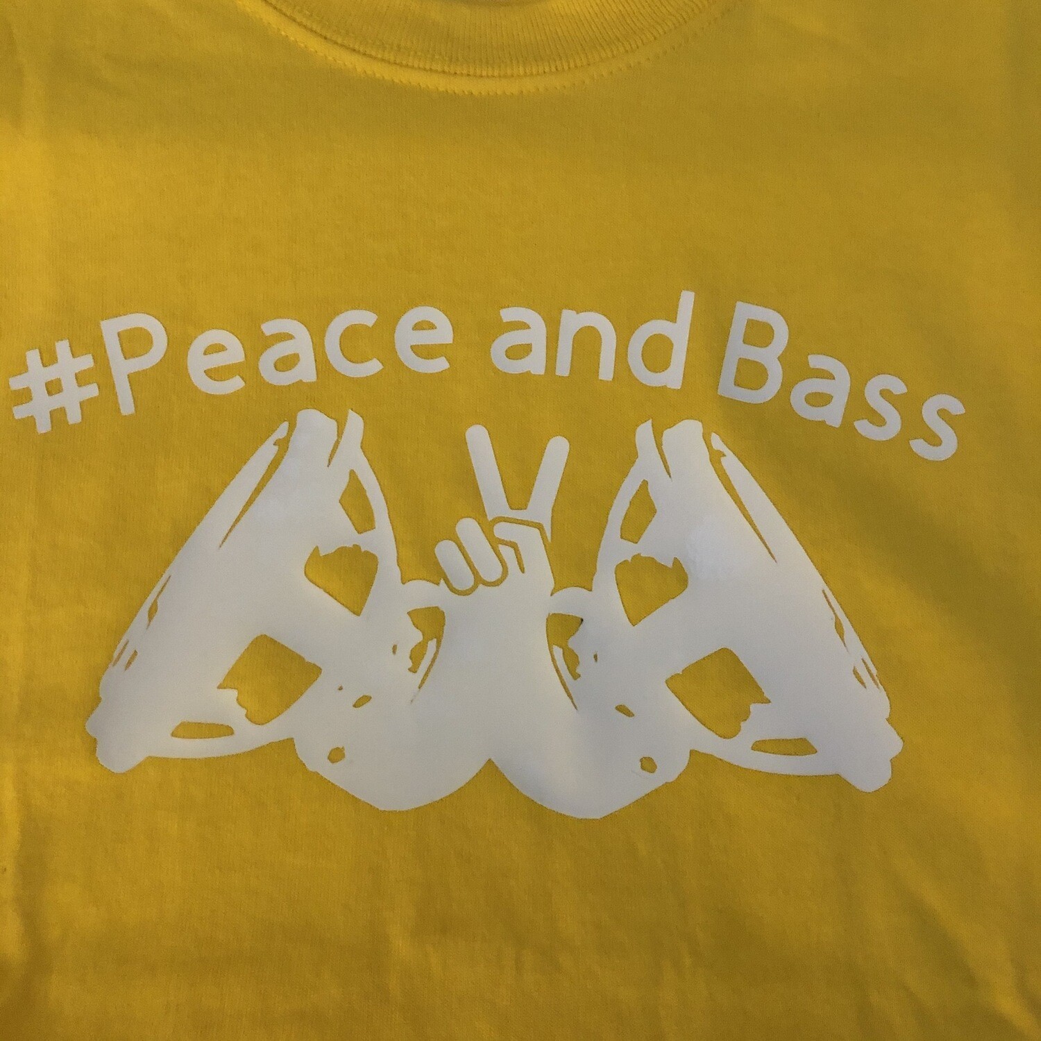 Peace and Bass Logo Shirt Yellow