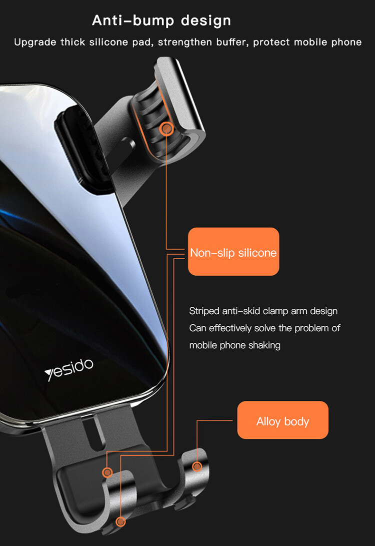 Gravity Car Phone holder - Air vent mount