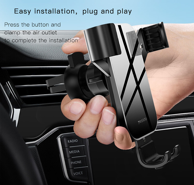 Gravity Car Phone holder - Air vent mount