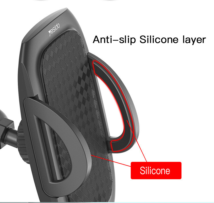 Car Phone Holder, Long Double Arm . Strong Sticky Cell Phone Holder Car Dashboard &amp; Windshiel