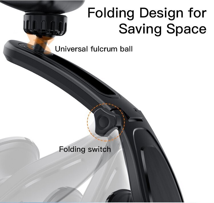 Magnetic Car Phone Holder Powerful Magnet for Dashboard and Windshield Strong Suction Cup 360° Adjustable