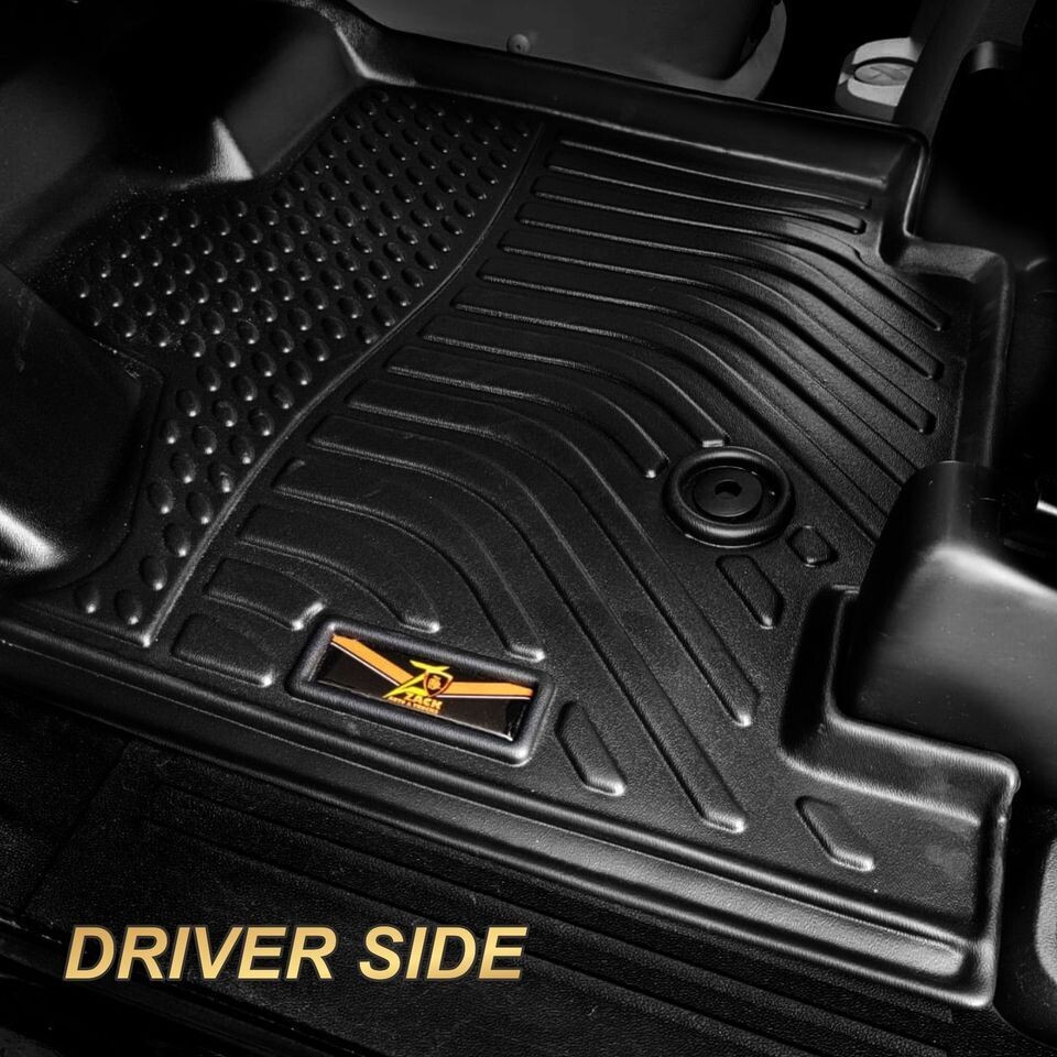 Complete set Custom Fit All-Weather Floor Mat 2011-2019 Dodge  Caravan  - Black