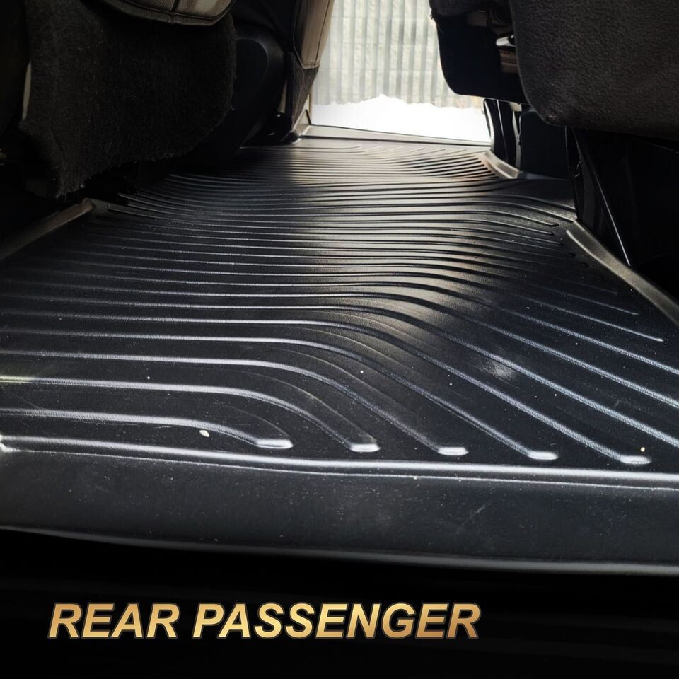 Complete set Custom Fit All-Weather Floor Mat 2011-2019 Dodge  Caravan  - Black