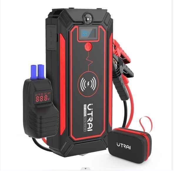 Car Jump Starter 2500A - Flashlight And Wireless Phone Charger