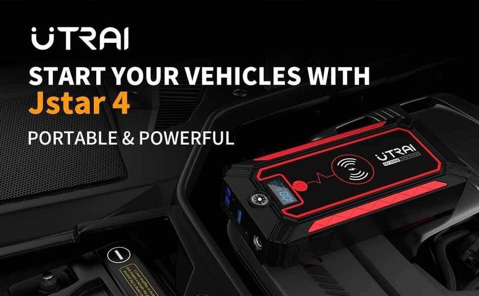 Car Jump Starter 2500A - Flashlight And Wireless Phone Charger