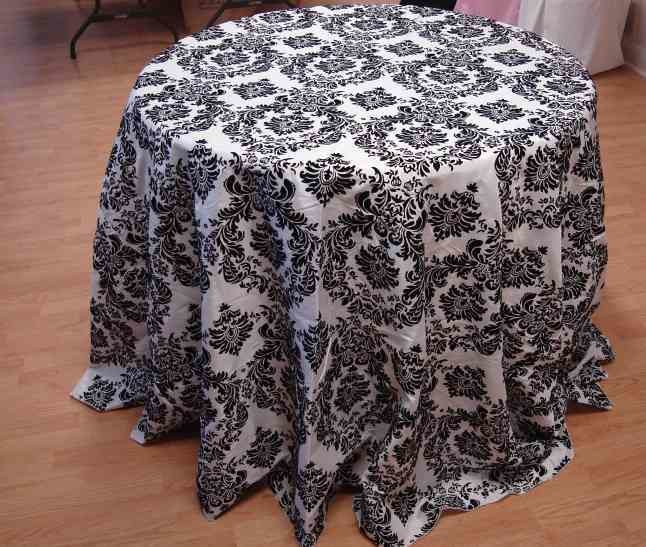 Taffeta Flocking Tablecloth (132